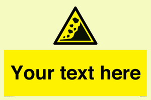 WV10813: Custom Warning: Landslide zone