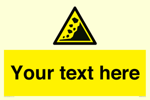 WV10813: Custom Warning: Landslide zone