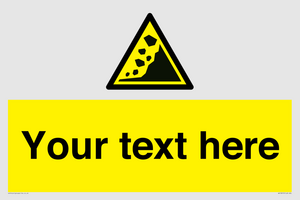 WV10813: Custom Warning: Landslide zone