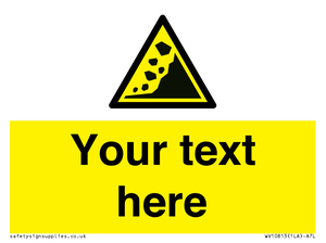 WV10813: Custom Warning: Landslide zone