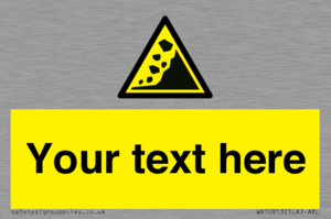 WV10813: Custom Warning: Landslide zone
