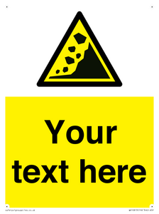 WV10813: Custom Warning: Landslide zone