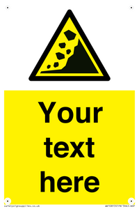 WV10813: Custom Warning: Landslide zone