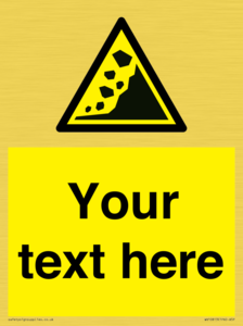 WV10813: Custom Warning: Landslide zone