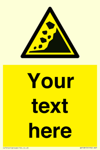 WV10813: Custom Warning: Landslide zone