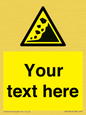 WV10813: Custom Warning: Landslide zone