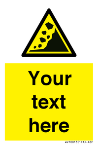 WV10813: Custom Warning: Landslide zone