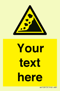 WV10813: Custom Warning: Landslide zone