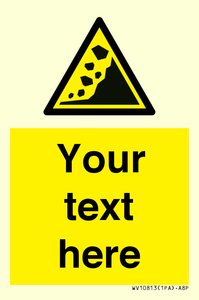 WV10813: Custom Warning: Landslide zone