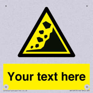 WV10813: Custom Warning: Landslide zone