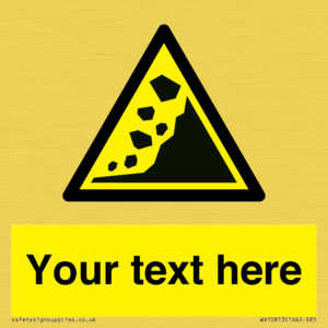 WV10813: Custom Warning: Landslide zone