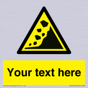 WV10813: Custom Warning: Landslide zone