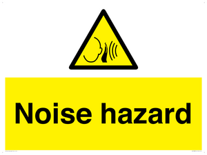 WV10888: Warning: Noise hazard