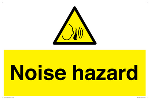 WV10888: Warning: Noise hazard