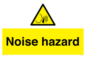 WV10888: Warning: Noise hazard