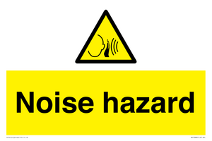 WV10888: Warning: Noise hazard