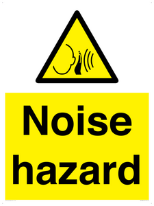 WV10888: Warning: Noise hazard