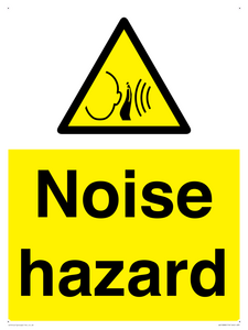 WV10888: Warning: Noise hazard