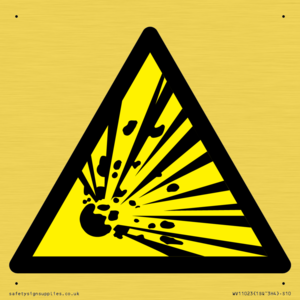 WV11023: Warning Symbol: Explosive material
