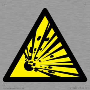 WV11023: Warning Symbol: Explosive material
