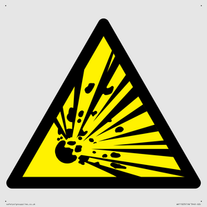 WV11023: Warning Symbol: Explosive material