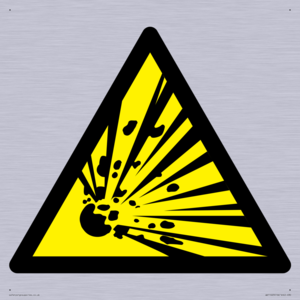 WV11023: Warning Symbol: Explosive material