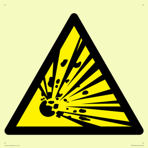 WV11023: Warning Symbol: Explosive material