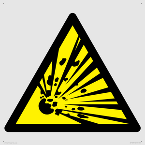 WV11023: Warning Symbol: Explosive material