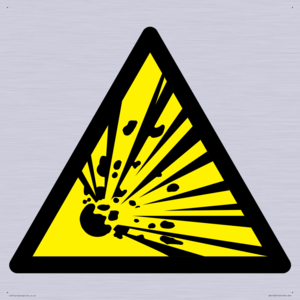 WV11023: Warning Symbol: Explosive material