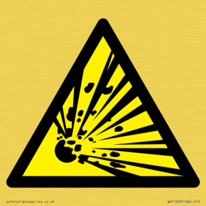 WV11023: Warning Symbol: Explosive material