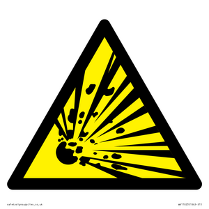 WV11023: Warning Symbol: Explosive material