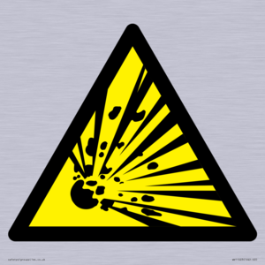 WV11023: Warning Symbol: Explosive material