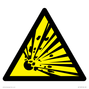 WV11023: Warning Symbol: Explosive material