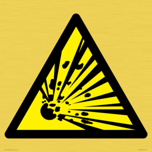 WV11023: Warning Symbol: Explosive material