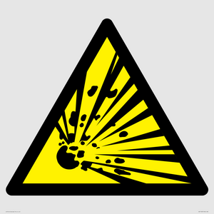 WV11023: Warning Symbol: Explosive material