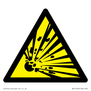 WV11023: Warning Symbol: Explosive material