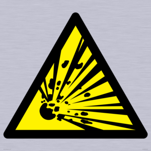 WV11023: Warning Symbol: Explosive material