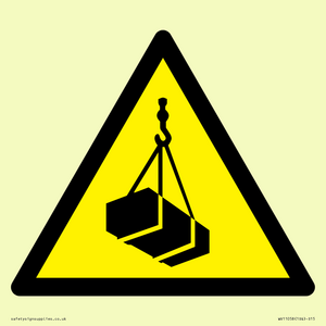 WV11058:  W015 Warning: Overhead load