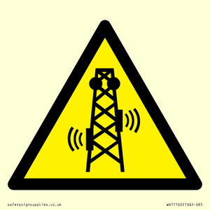 WV11162: W503 Warning: RF radiation transmitter