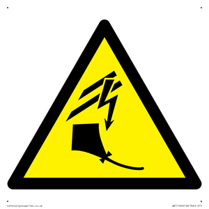 WV11166: W505 Warning: Kite flying near overhead power lines
