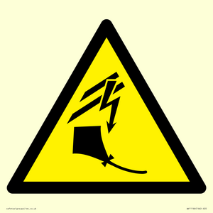 WV11166: W505 Warning: Kite flying near overhead power lines