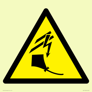 WV11166: W505 Warning: Kite flying near overhead power lines