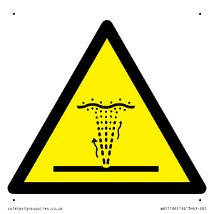 WV11186: W515 Warning: Geyser (water/air) water jet