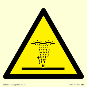WV11186: W515 Warning: Geyser (water/air) water jet