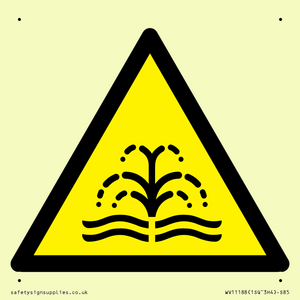 WV11188: W516 Warning: fountain/water plume
