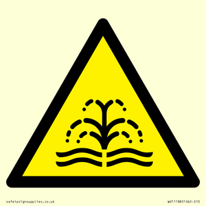 WV11188: W516 Warning: fountain/water plume