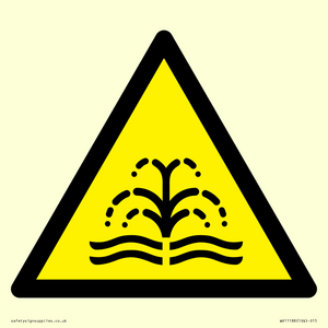 WV11188: W516 Warning: fountain/water plume