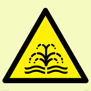 WV11188: W516 Warning: fountain/water plume