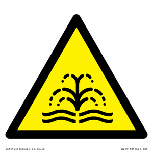 WV11188: W516 Warning: fountain/water plume