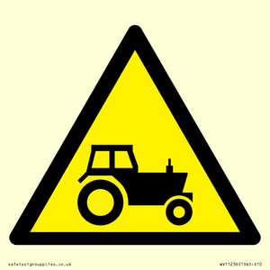 WV11236: W916 Warning: Farm machinery